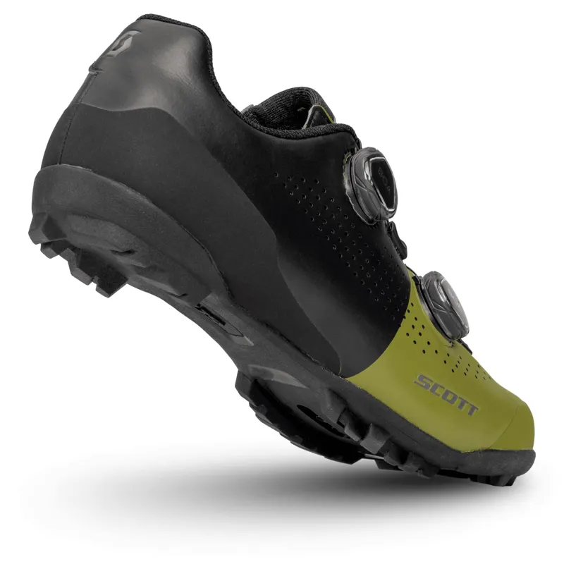 Scott Gravel Tuned Men's Gravel Road Shoes - Matt Black/Savanna Green 4 Scott Gravel Tuned Men's Gravel Road Shoes - Matt Black/Savanna Green - Image 2