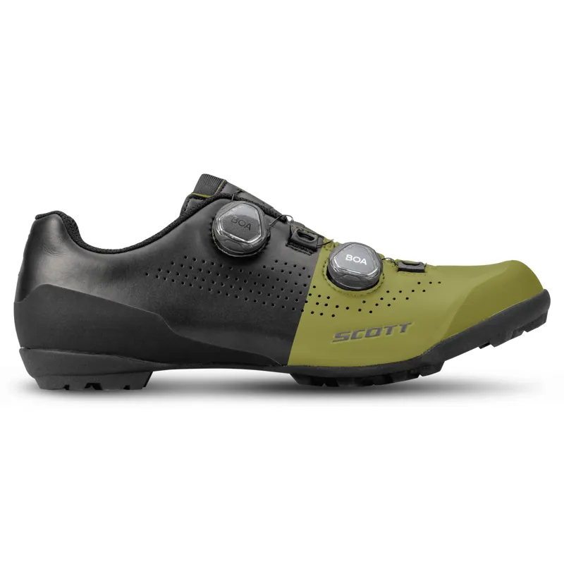 Scott Gravel Tuned Men's Gravel Road Shoes - Matt Black/Savanna Green 7 Scott Gravel Tuned Men's Gravel Road Shoes - Matt Black/Savanna Green - Image 5