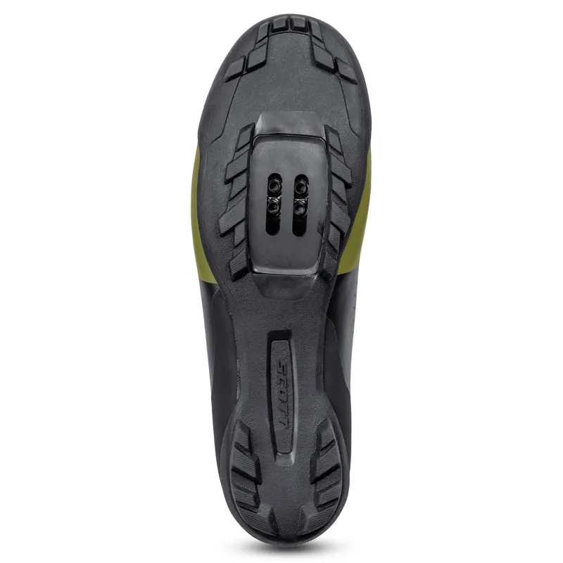 Scott Gravel Tuned Men's Gravel Road Shoes - Matt Black/Savanna Green 3 Scott Gravel Tuned Men's Gravel Road Shoes - Matt Black/Savanna Green