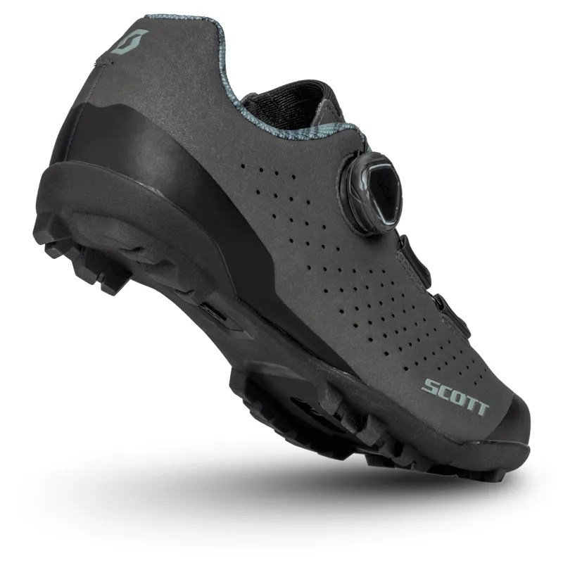 Scott Gravel Pro Women's Gravel Road Shoes - Dark Grey/Light Green 5 Scott Gravel Pro Women's Gravel Road Shoes - Dark Grey/Light Green - Image 3