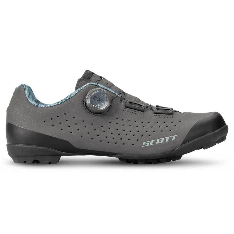 Scott Gravel Pro Women's Gravel Road Shoes - Dark Grey/Light Green 8 Scott Gravel Pro Women's Gravel Road Shoes - Dark Grey/Light Green - Image 6