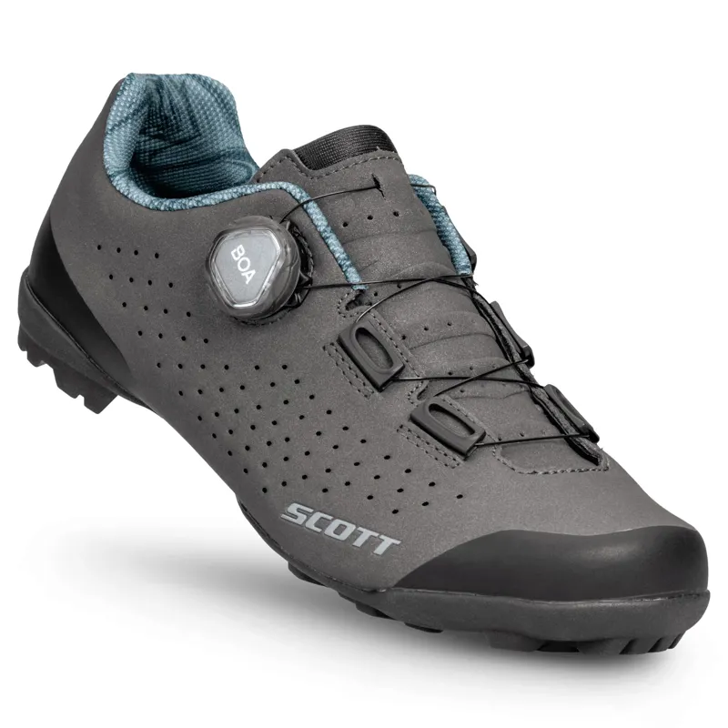 Scott Gravel Pro Women's Gravel Road Shoes - Dark Grey/Light Green 6 Scott Gravel Pro Women's Gravel Road Shoes - Dark Grey/Light Green - Image 4