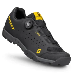 Scott Sport Trail Evo Gore-Tex Men's MTB Shoes - Black/Yellow -CycloPro Shop 2888241040 1