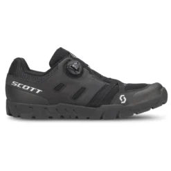 Scott Sport Crus-R BOA Men's Flat MTB Shoes - Black/Silver -CycloPro Shop 2888341000B