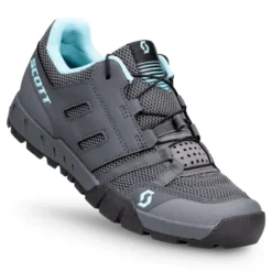 Scott Sport Crus-R Women's Flat MTB Shoes - Dark Grey/Light Blue 11 Scott Sport Crus-R Women's Flat MTB Shoes - Dark Grey/Light Blue -CycloPro Shop 2888487277 1