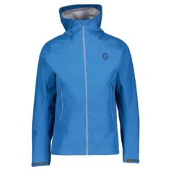 Scott Explorair Light Dryo 3L Men's Waterproof Jacket - Metal Blue/Dark Blue 13 Scott Explorair Light Dryo 3L Men's Waterproof Jacket - Metal Blue/Dark Blue -CycloPro Shop 289314GryBLU 1 1