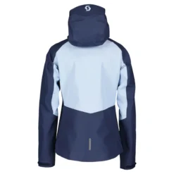 Scott Explorair Light Dryo 3L Women's Waterproof Jacket - Midnight Blue/Glace Blue -CycloPro Shop 289324MIDBLUglaceBLU 2