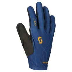 Scott RC Team Long Finger Gloves - Black/Dark Grey -CycloPro Shop 289376MIDBLUGryBLU 1