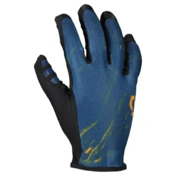 Scott Traction Long Finger Gloves - Midnight Blue/Copper Orange 9 Scott Traction Long Finger Gloves - Midnight Blue/Copper Orange -CycloPro Shop 289383MIDBLUCPRORG 1