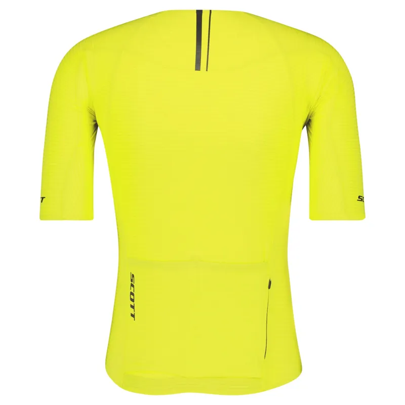 Scott RC Ultimate Graphene Men's Short Sleeve Jersey - Sulphur Yellow/Black 4 Scott RC Ultimate Graphene Men's Short Sleeve Jersey - Sulphur Yellow/Black - Image 2