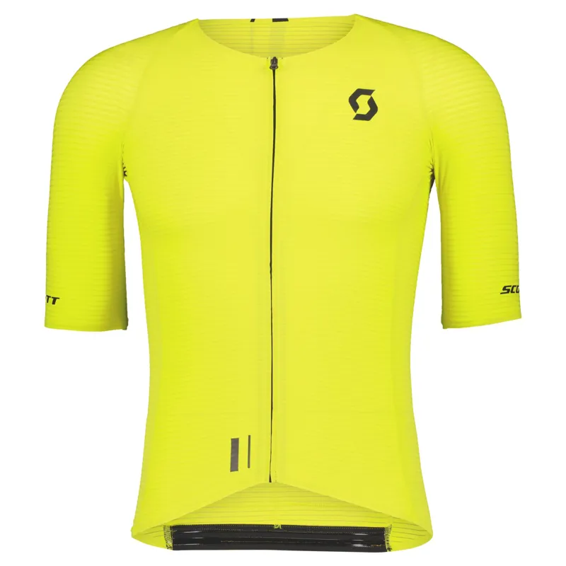 Scott RC Ultimate Graphene Men's Short Sleeve Jersey - Sulphur Yellow/Black 5 Scott RC Ultimate Graphene Men's Short Sleeve Jersey - Sulphur Yellow/Black - Image 3