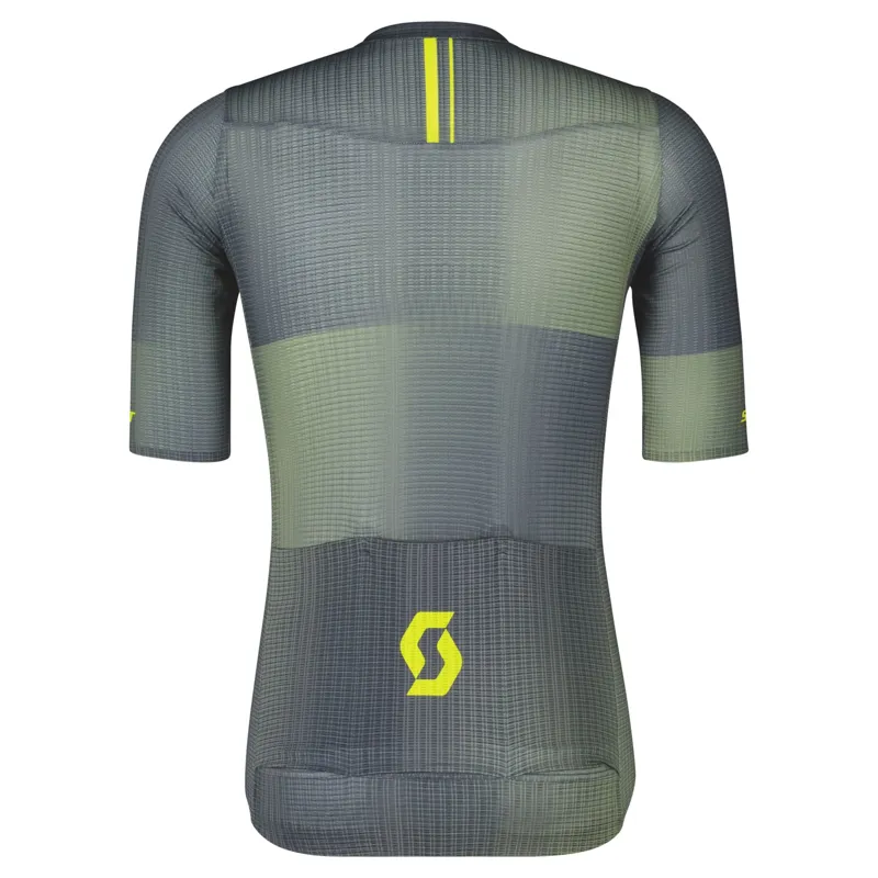 Scott RC Ultimate SL Men's Short Sleeve Jersey - Dark Grey/Sulphur Yellow 4 Scott RC Ultimate SL Men's Short Sleeve Jersey - Dark Grey/Sulphur Yellow - Image 2