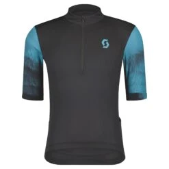 Scott Gravel 10 Men's Short Sleeve Jersey - Metal Blue/Dark Blue -CycloPro Shop 2894087146 1800919 png zoom 3 1