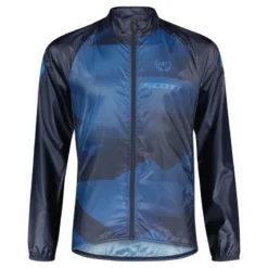 Scott RC WindBreaker Junior Jacket - Midnight Blue/Storm Blue -CycloPro Shop 289445MIDBLUGryBLU 1