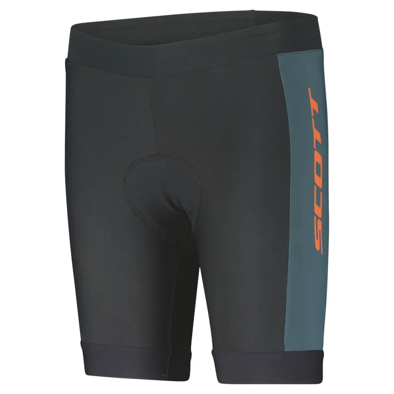 Scott RC Pro Junior Lycra Shorts - Black/Aruba Green 6 Scott RC Pro Junior Lycra Shorts - Black/Aruba Green - Image 4