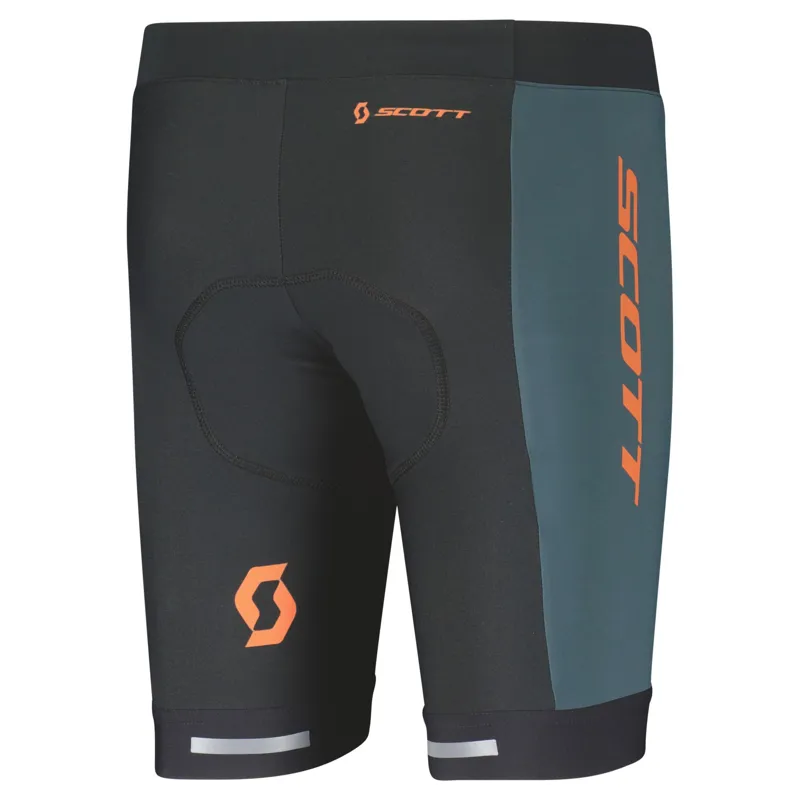 Scott RC Pro Junior Lycra Shorts - Black/Aruba Green 3 Scott RC Pro Junior Lycra Shorts - Black/Aruba Green