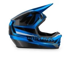 Bluegrass Legit Full Face MTB Helmet - Blue/Black Metallic -CycloPro Shop 29289BLU2