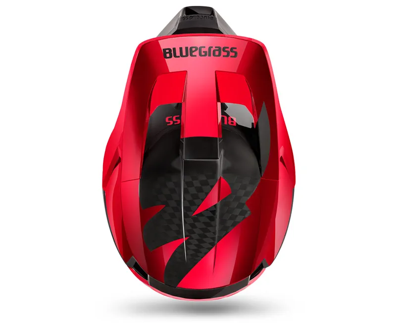Bluegrass Legit Carbon MIPS Full Face MTB Helmet - Red Metallic 13 Bluegrass Legit Carbon MIPS Full Face MTB Helmet - Red Metallic - Image 11