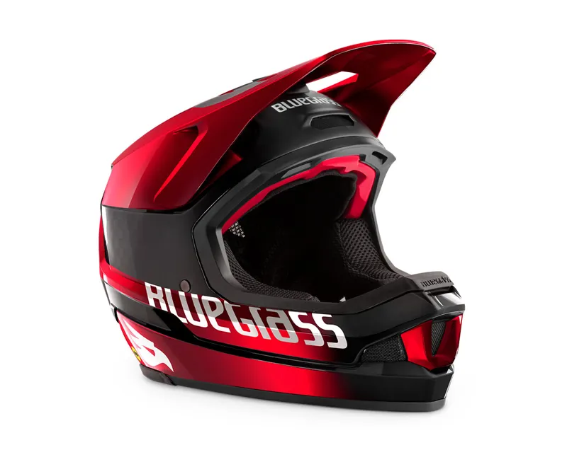 Bluegrass Legit Carbon MIPS Full Face MTB Helmet - Red Metallic 15 Bluegrass Legit Carbon MIPS Full Face MTB Helmet - Red Metallic - Image 13