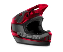Bluegrass Legit Full Face MTB Helmet - Red/Black Metallic