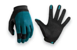 Bluegrass React Long Finger Gloves - Black -CycloPro Shop 29296BLU