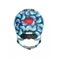 Abus Smiley 3.0 LED Kids Helmet - Blue Car -CycloPro Shop 3 1074