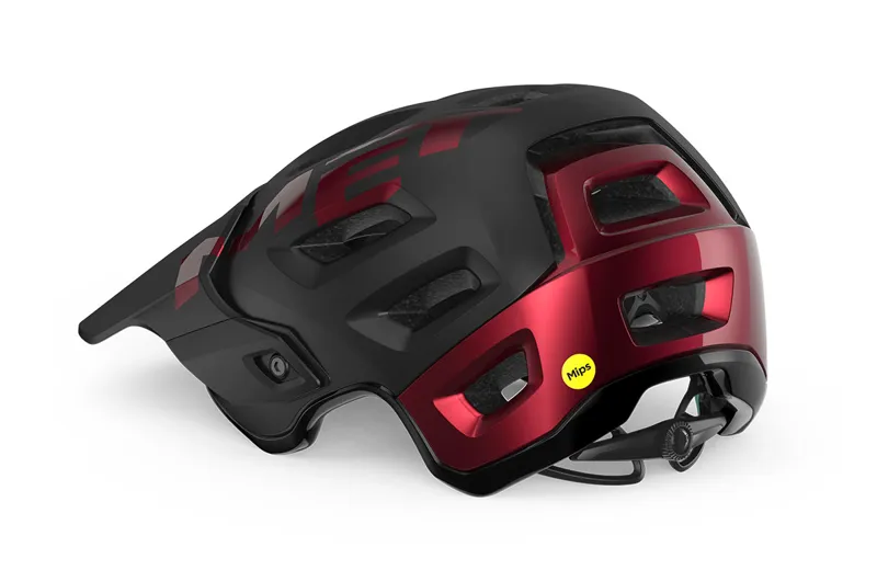 Met Roam MIPS MTB Helmet - Matt Glossy Black/Red Metallic 4 Met Roam MIPS MTB Helmet - Matt Glossy Black/Red Metallic - Image 2