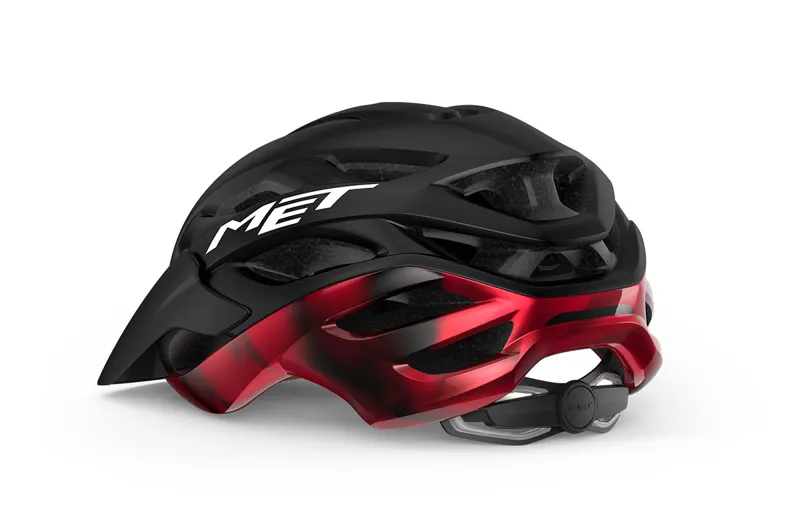 Met Veleno MTB Helmet - Black/Red 6 Met Veleno MTB Helmet - Black/Red - Image 4