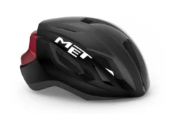 Met Strale Road Helmet - Black/Metallic Red