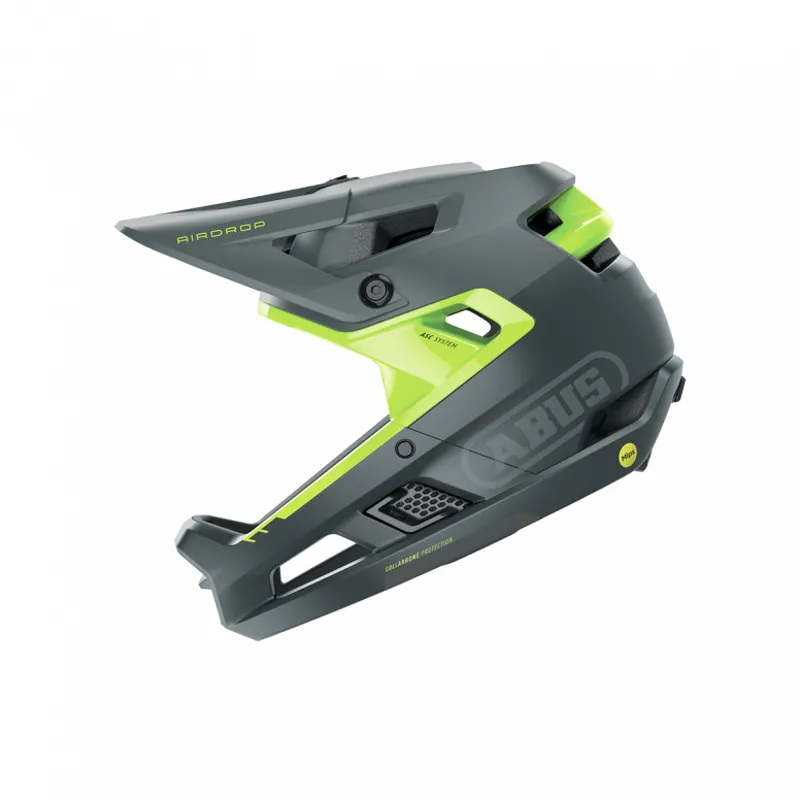 Abus AirDrop MIPS Full Face Helmet - Grey 3 Abus AirDrop MIPS Full Face Helmet - Grey