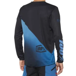 100 Percent R-Core X Men's Long Sleeve Jersey - Black/Slate Blue 9 100 Percent R-Core X Men's Long Sleeve Jersey - Black/Slate Blue -CycloPro Shop 40000 00005 2