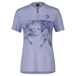 Scott Trail Flow Zip Women's Short Sleeve Jersey - Metal Blue/Dark Blue 10 Scott Trail Flow Zip Women's Short Sleeve Jersey - Metal Blue/Dark Blue -CycloPro Shop 4031177519 2