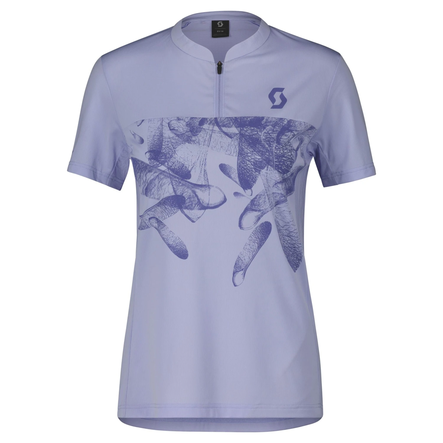 Scott Trail Flow Zip Women's Short Sleeve Jersey - Metal Blue/Dark Blue 6 Scott Trail Flow Zip Women's Short Sleeve Jersey - Metal Blue/Dark Blue - Image 4