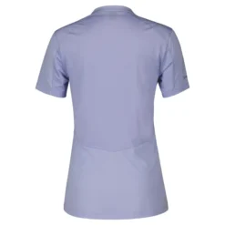 Scott Trail Flow Zip Women's Short Sleeve Jersey - Moon Blue/Dream Blue -CycloPro Shop 4031177519A
