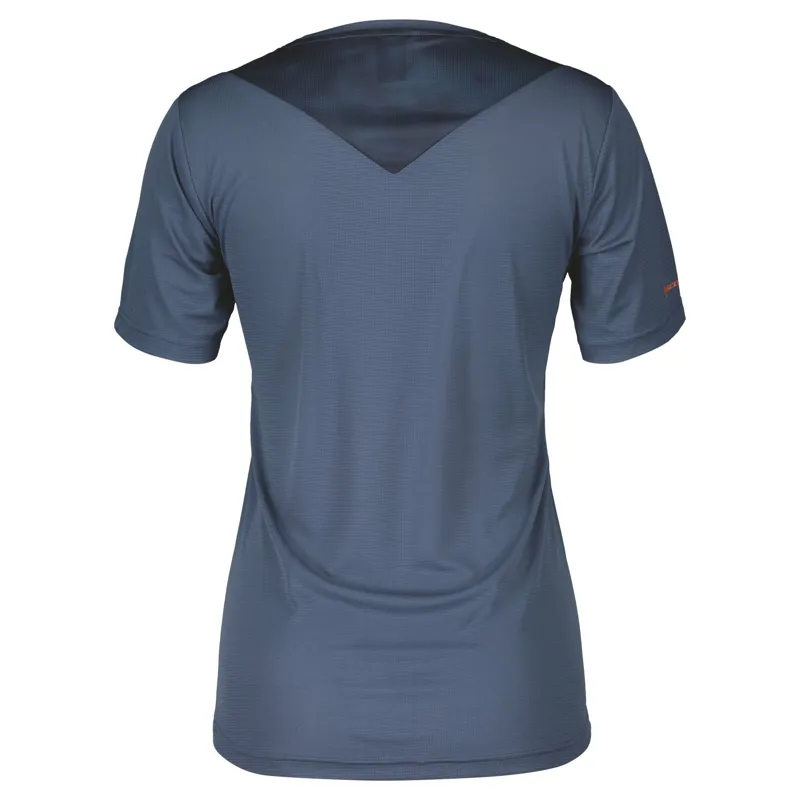 Scott Trail Flow Women's Short Sleeve Jersey - Metal Blue/Dark Blue 3 Scott Trail Flow Women's Short Sleeve Jersey - Metal Blue/Dark Blue
