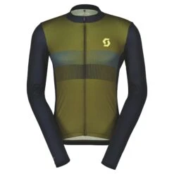 Scott RC Team 10 Men's Long Sleeve Jersey - Black/Sulphur Yellow -CycloPro Shop 4031307512 1