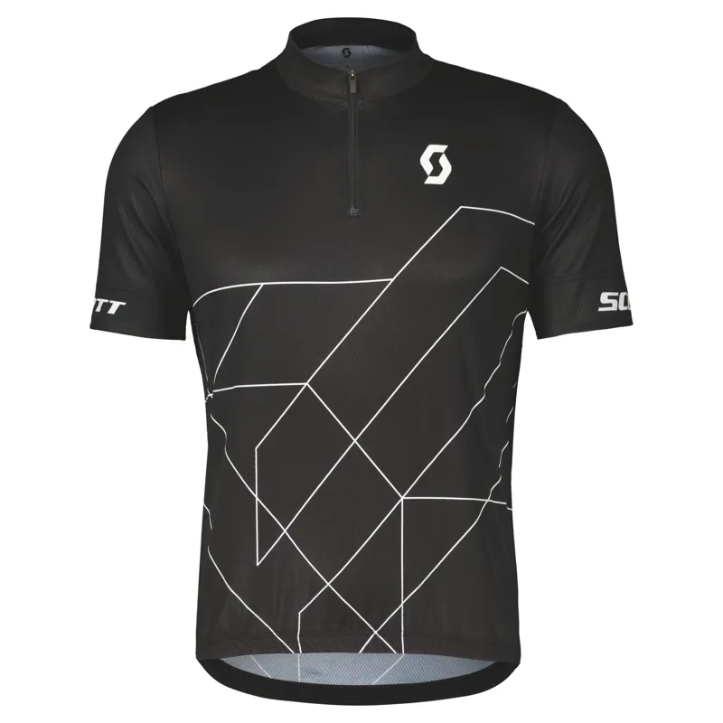 Scott RC Team 20 Men's Short Sleeve Jersey - Black/White 4 Scott RC Team 20 Men's Short Sleeve Jersey - Black/White - Image 2