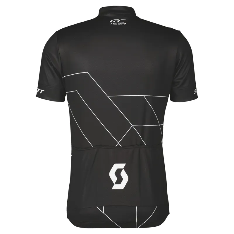 Scott RC Team 20 Men's Short Sleeve Jersey - Black/White 8 Scott RC Team 20 Men's Short Sleeve Jersey - Black/White - Image 6