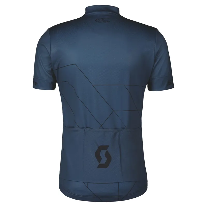 Scott RC Team 20 Men's Short Sleeve Jersey - Metal Blue/Dark Blue 8 Scott RC Team 20 Men's Short Sleeve Jersey - Metal Blue/Dark Blue - Image 6