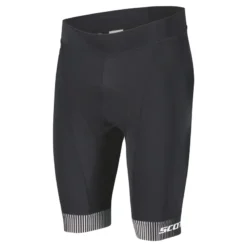 Scott RC Team Men's Lycra Shorts - Black/White -CycloPro Shop 4031331007
