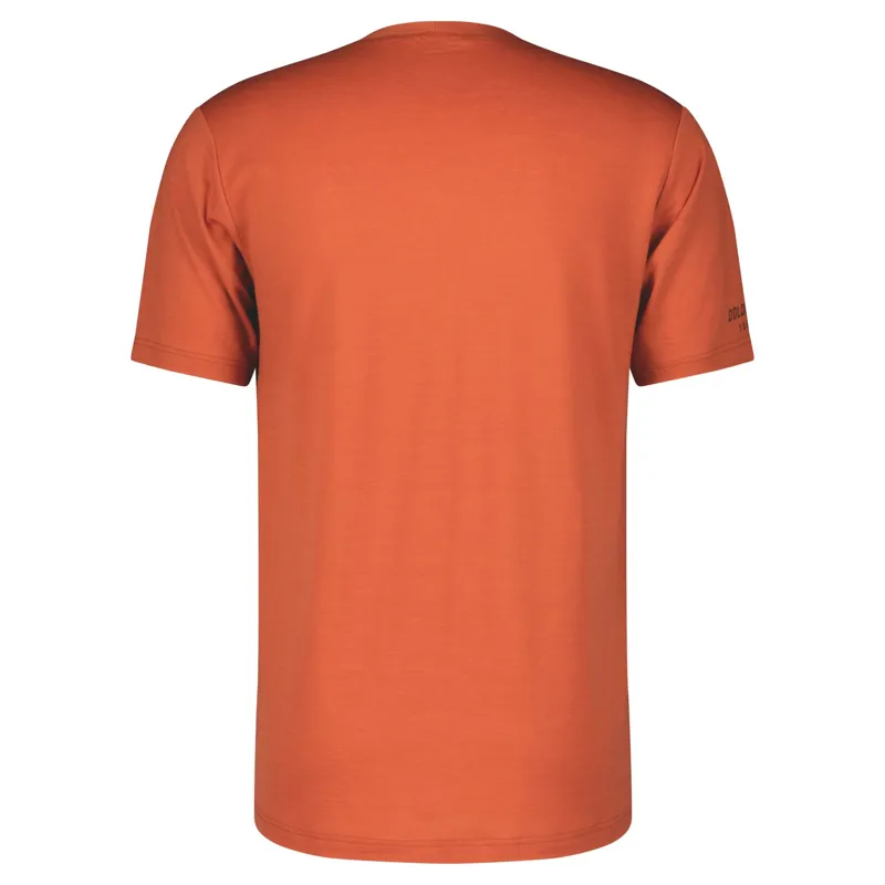 Scott Defined Merino Men's Short Sleeve Jersey - Braze Orange 6 Scott Defined Merino Men's Short Sleeve Jersey - Braze Orange - Image 4