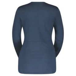 Scott Defined Merino Women's Long Sleeve Jersey - Metal Blue 7 Scott Defined Merino Women's Long Sleeve Jersey - Metal Blue -CycloPro Shop 4031857377A