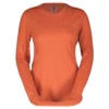 Scott Defined Merino Women's Long Sleeve Jersey - Braze Orange -CycloPro Shop 4031857539