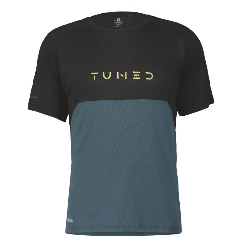 Scott Trail Tuned Men's Short Sleeve Jersey - Black/Aruba Green 4 Scott Trail Tuned Men's Short Sleeve Jersey - Black/Aruba Green - Image 2