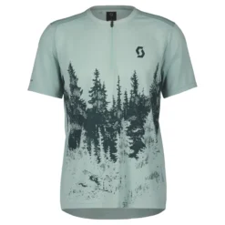 Scott Trail Flow Zip Men's Short Sleeve Jersey - Braze Orange -CycloPro Shop 4032317502