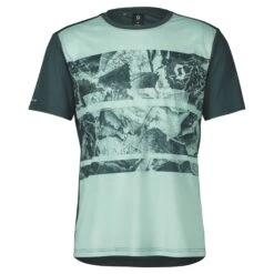 Scott Trail Flow Men's Short Sleeve Jersey - Shadow Brown -CycloPro Shop 4032337502 1