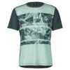 Scott Trail Flow Men's Short Sleeve Jersey - Fir Green/Black 2 Scott Trail Flow Men's Short Sleeve Jersey - Fir Green/Black -CycloPro Shop 4032337502 2