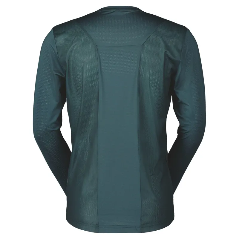 Scott Trail Flow Men's Long Sleeve Jersey - Black/Dark Grey 4 Scott Trail Flow Men's Long Sleeve Jersey - Black/Dark Grey - Image 2