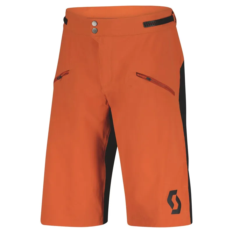 Scott Trail Vertic Pro Men's Baggy Shorts - Braze Orange 4 Scott Trail Vertic Pro Men's Baggy Shorts - Braze Orange - Image 2