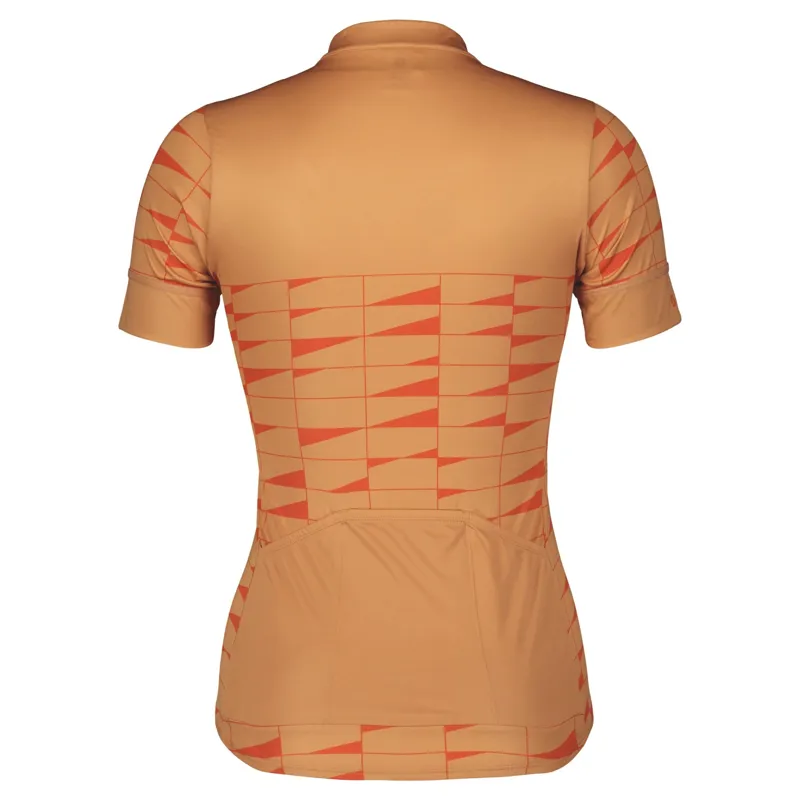 Scott Endurance 20 Women's Short Sleeve Jersey - Rose Beige/Braze Orange 3 Scott Endurance 20 Women's Short Sleeve Jersey - Rose Beige/Braze Orange